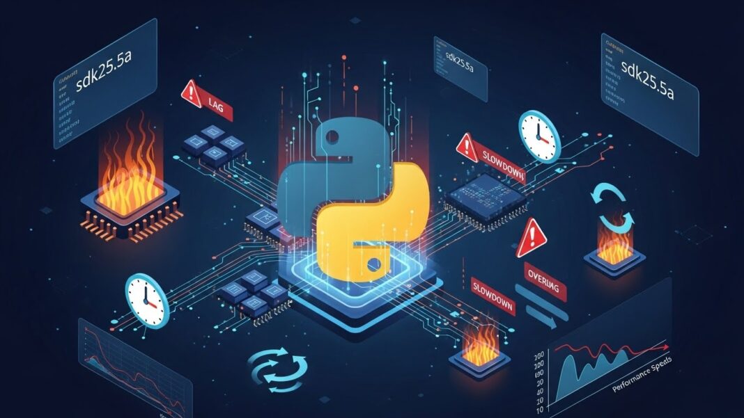 python sdk25.5a burn lag